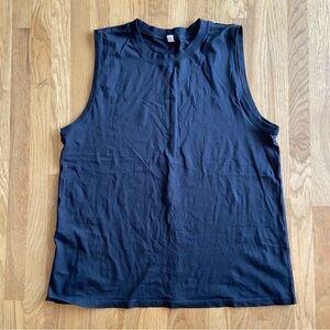Womens black lululemon tank top size 12